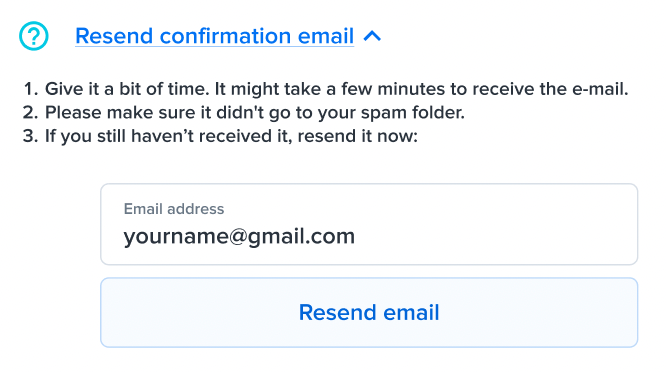 I can't find my confirmation email – Vio.com